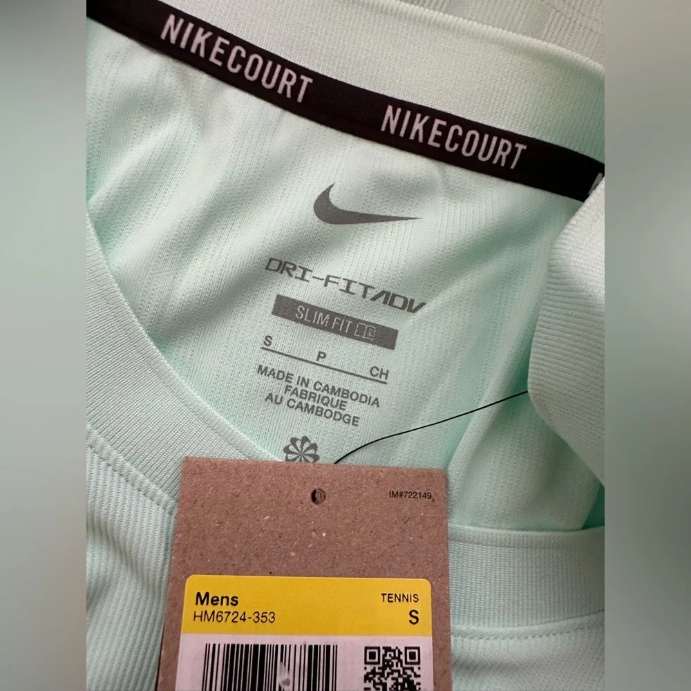 Nike Court Slam ADV Tennis Tank Top Carlos Alcaraz US Open HM6724 Men Size Small